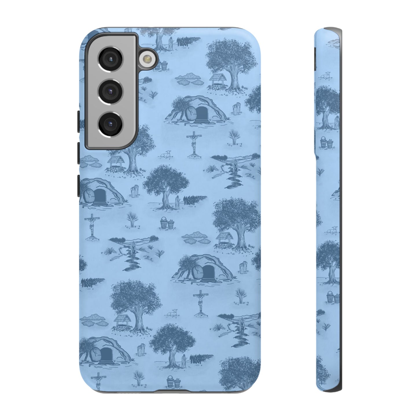 Jesus Toile Phone Case in Sky