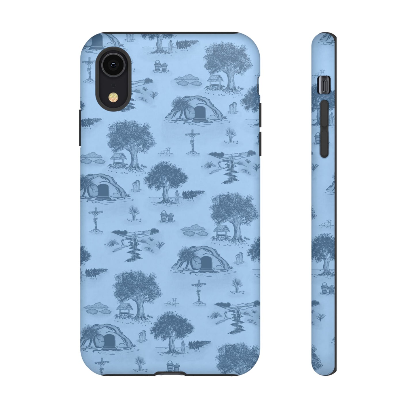Jesus Toile Phone Case in Sky