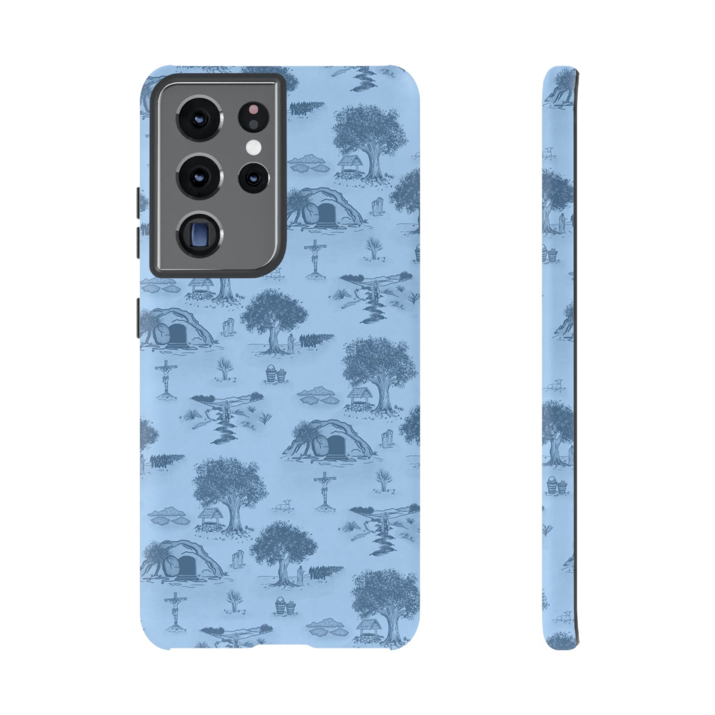 Jesus Toile Phone Case in Sky