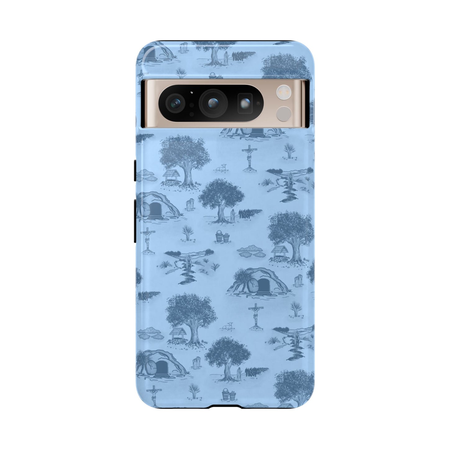Jesus Toile Phone Case in Sky