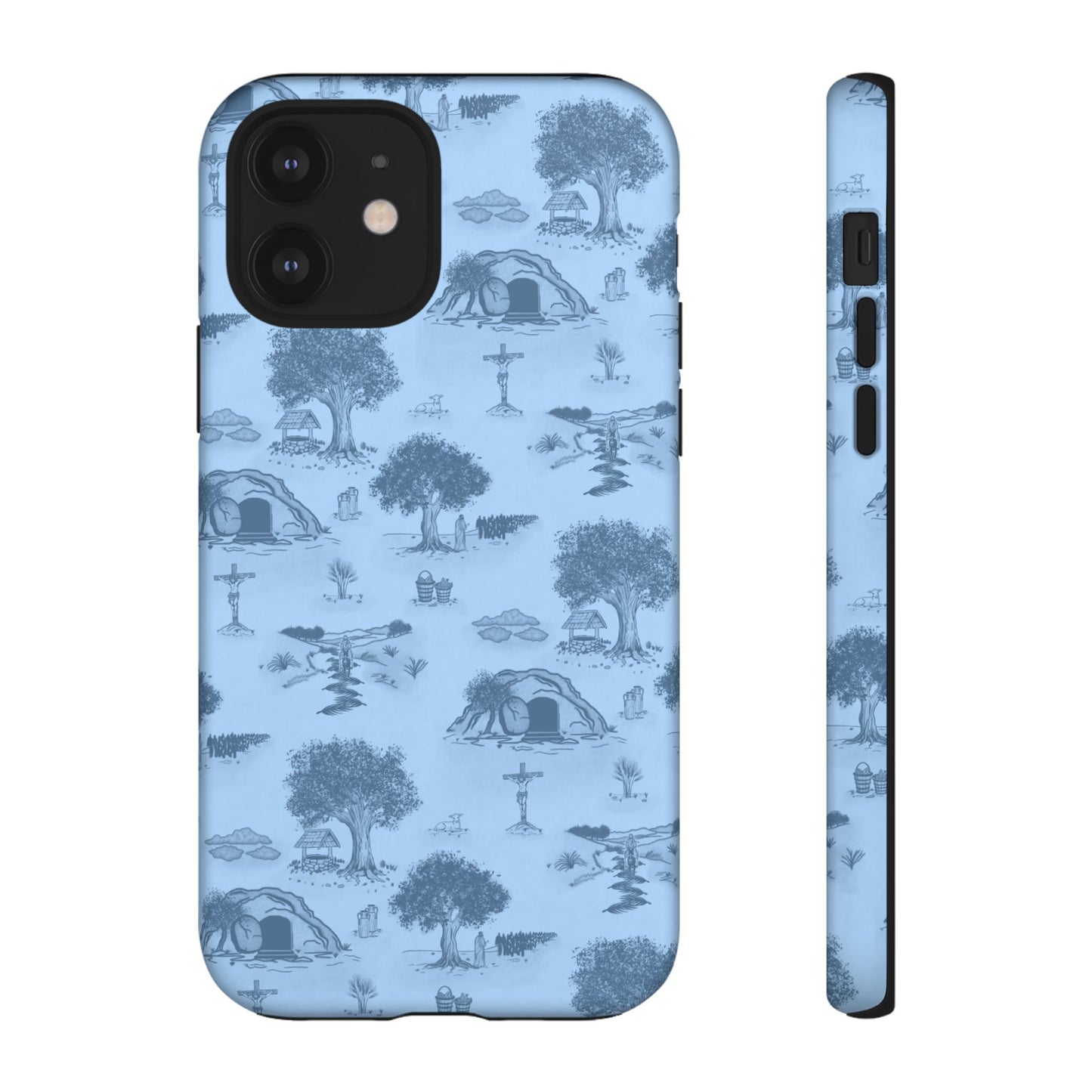 Jesus Toile Phone Case in Sky