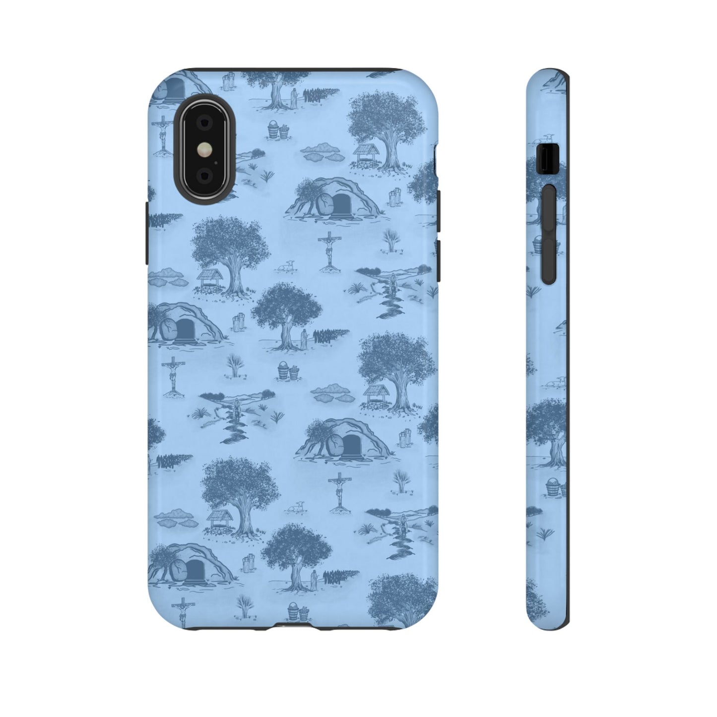 Jesus Toile Phone Case in Sky
