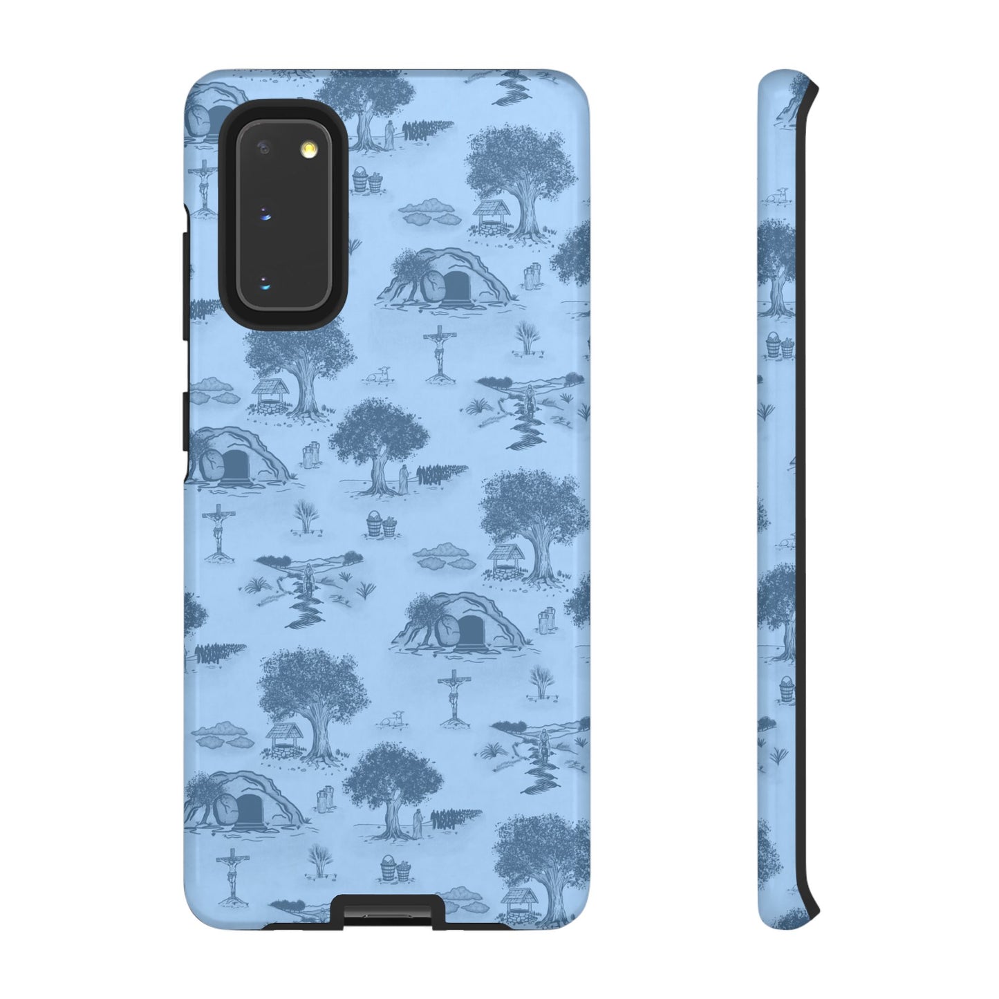 Jesus Toile Phone Case in Sky
