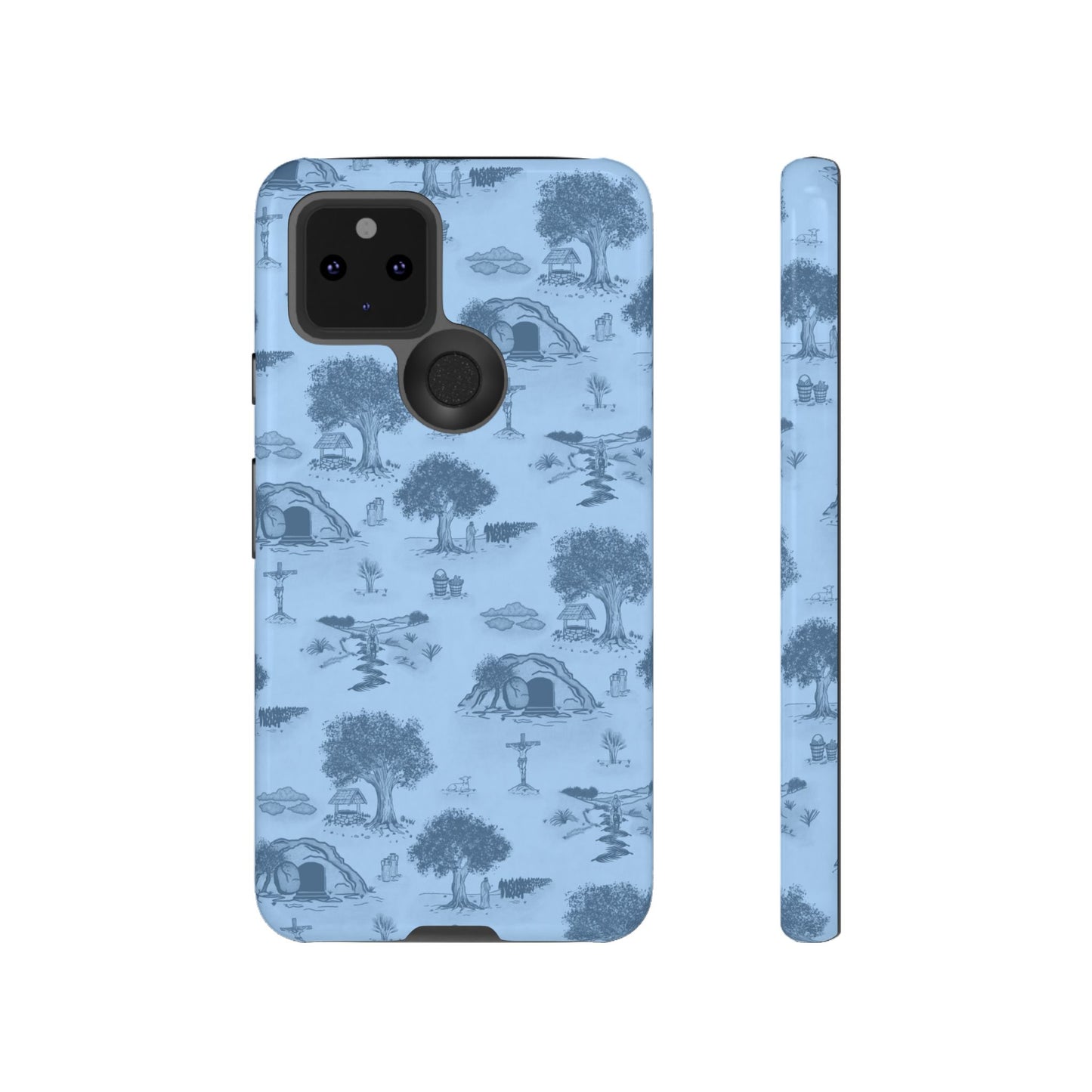 Jesus Toile Phone Case in Sky