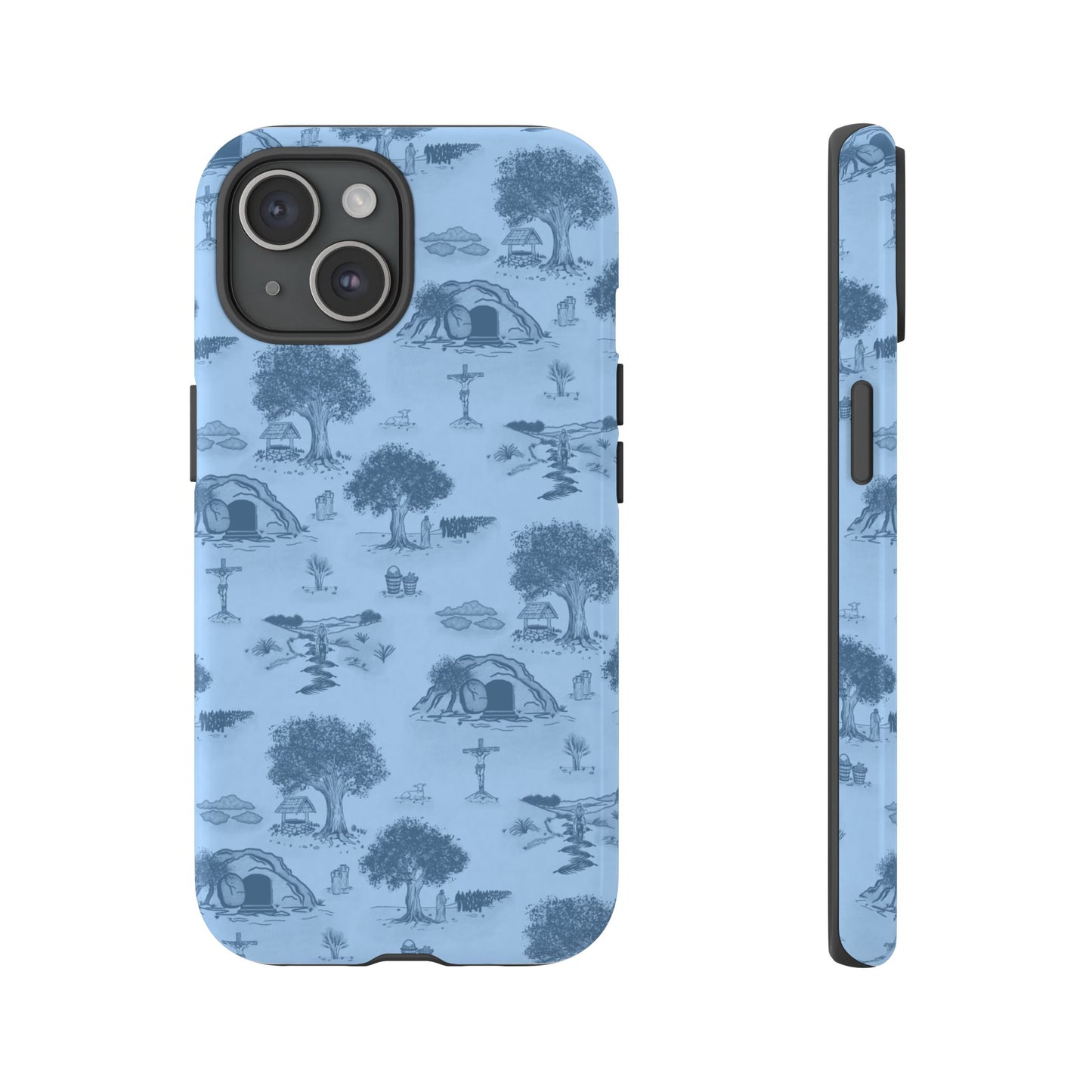 Jesus Toile Phone Case in Sky