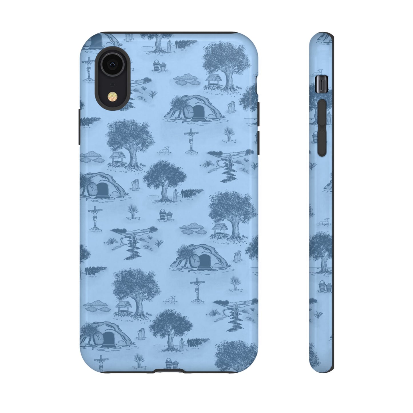 Jesus Toile Phone Case in Sky