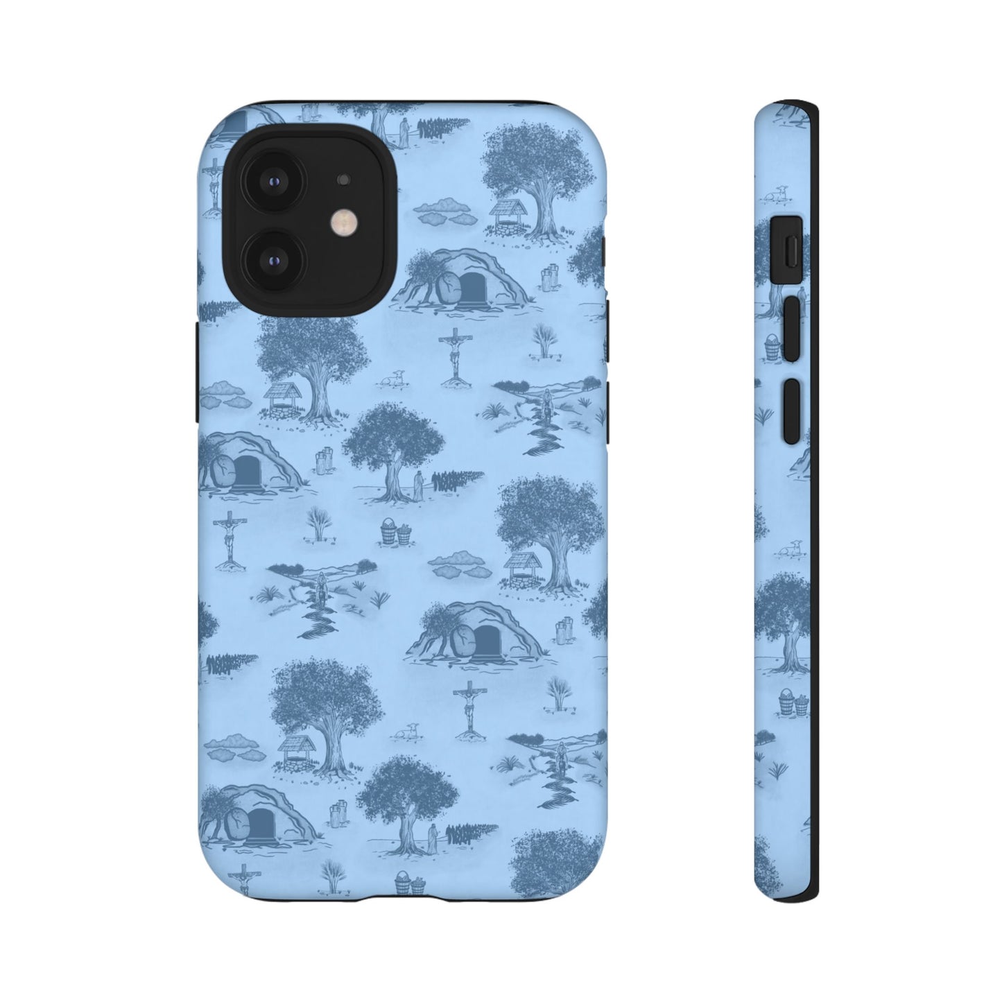 Jesus Toile Phone Case in Sky