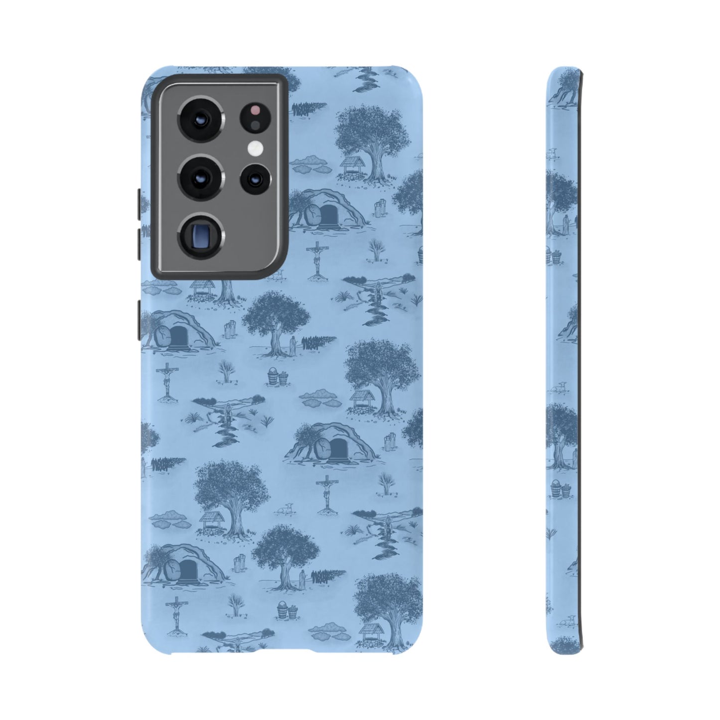 Jesus Toile Phone Case in Sky