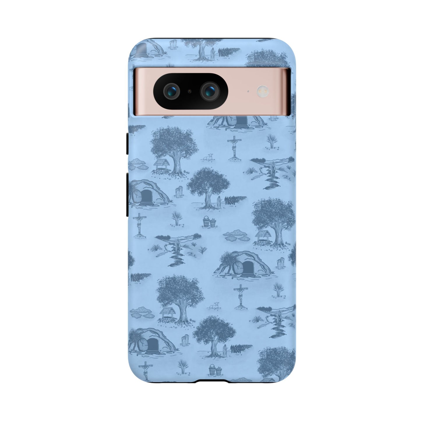 Jesus Toile Phone Case in Sky