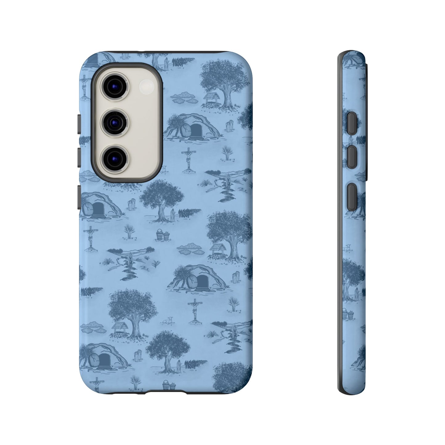 Jesus Toile Phone Case in Sky