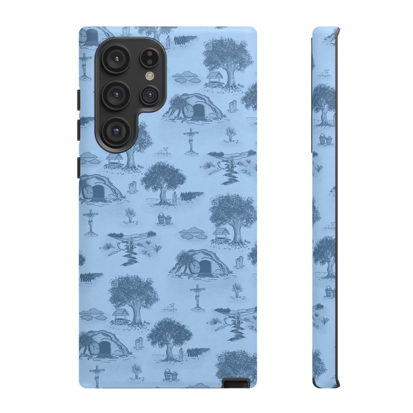 Jesus Toile Phone Case in Sky