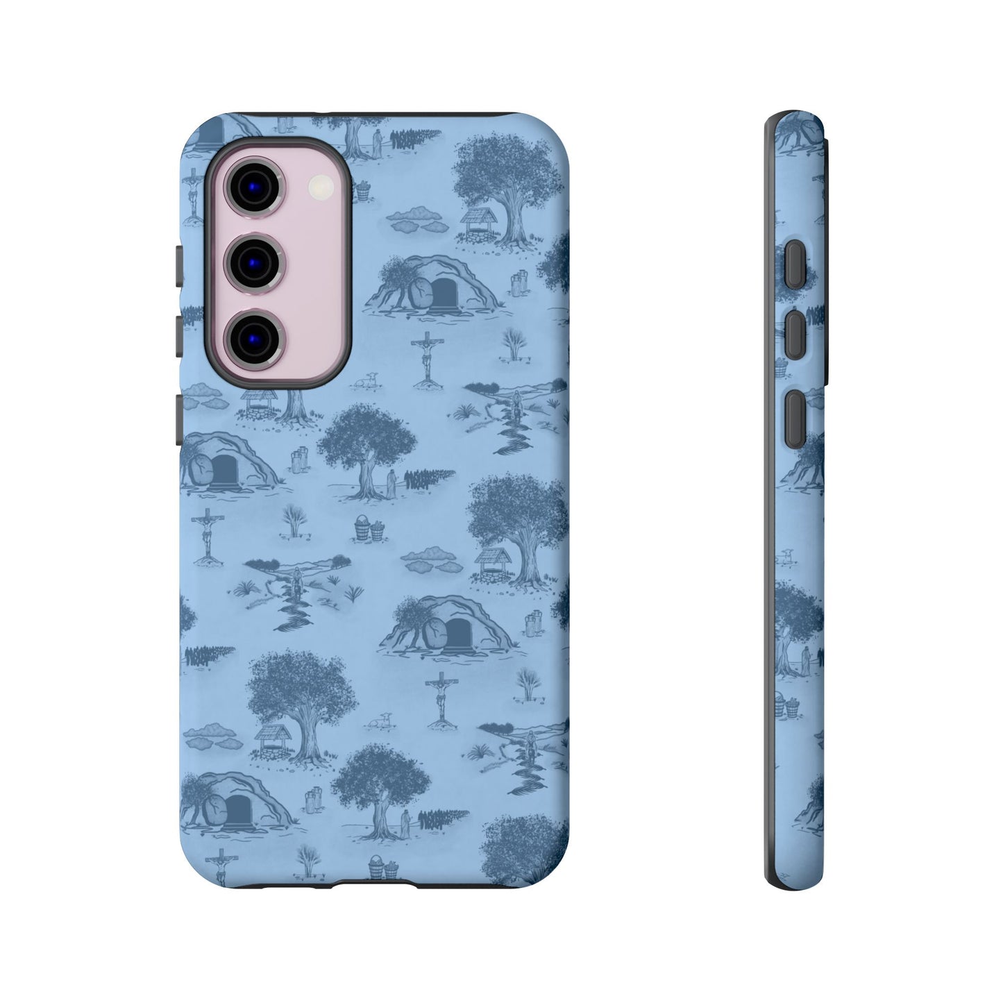 Jesus Toile Phone Case in Sky