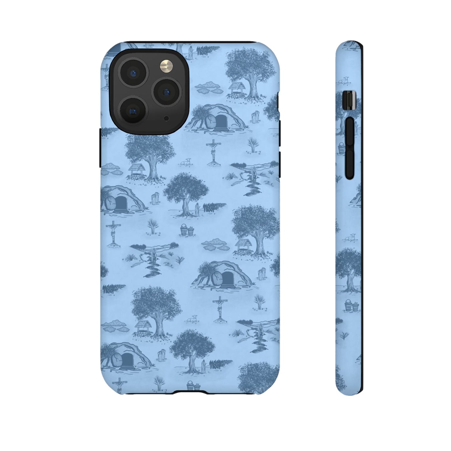 Jesus Toile Phone Case in Sky