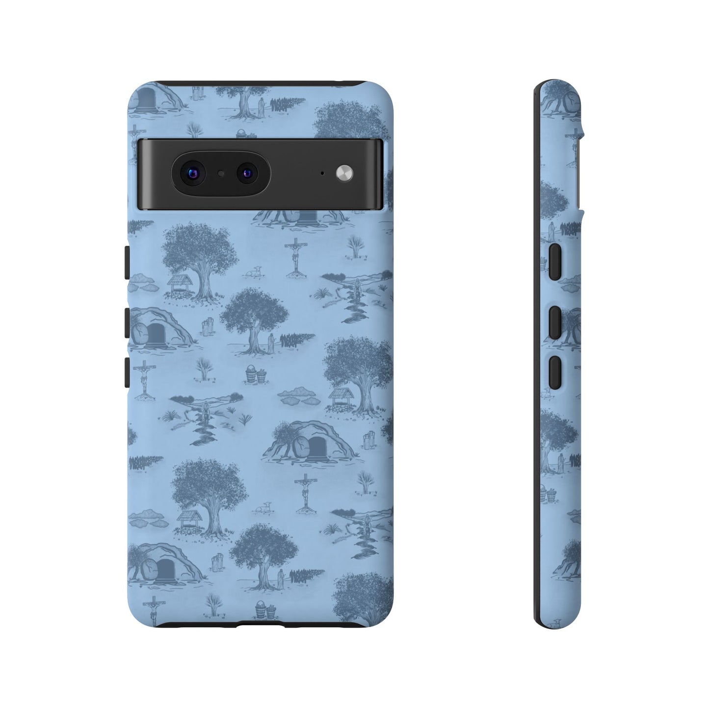 Jesus Toile Phone Case in Sky