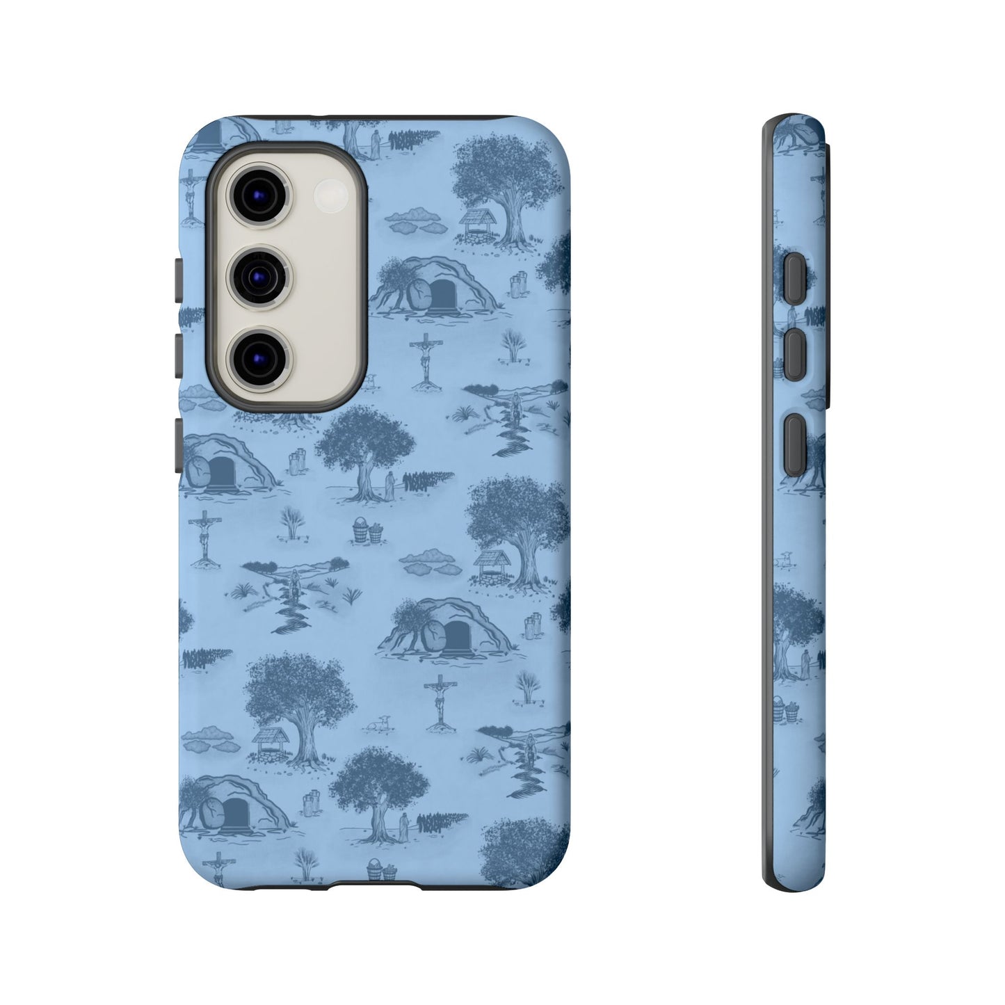 Jesus Toile Phone Case in Sky