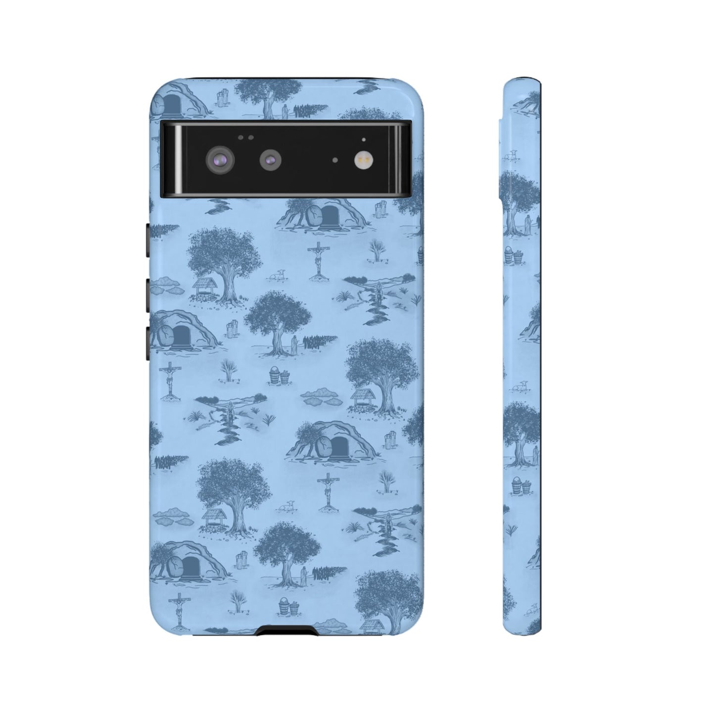 Jesus Toile Phone Case in Sky
