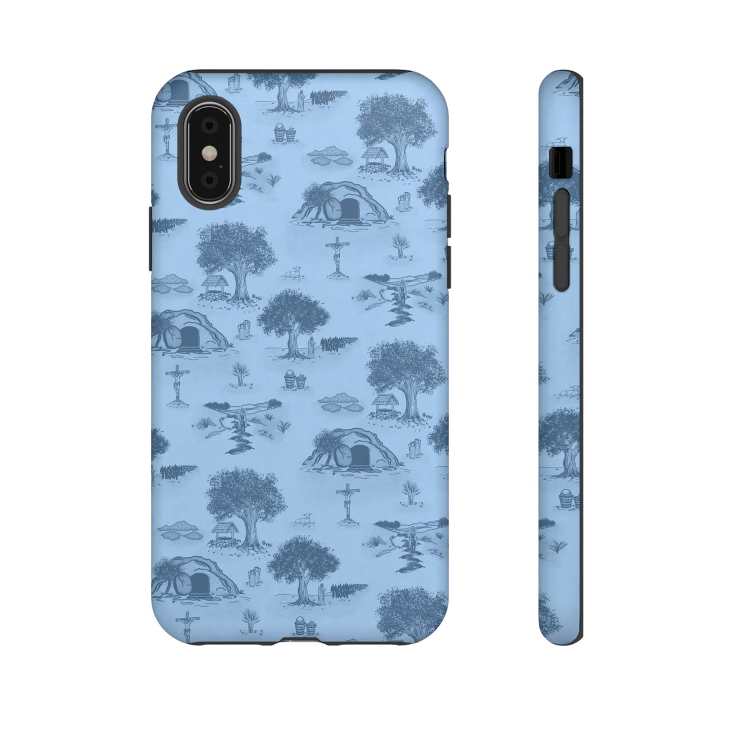 Jesus Toile Phone Case in Sky