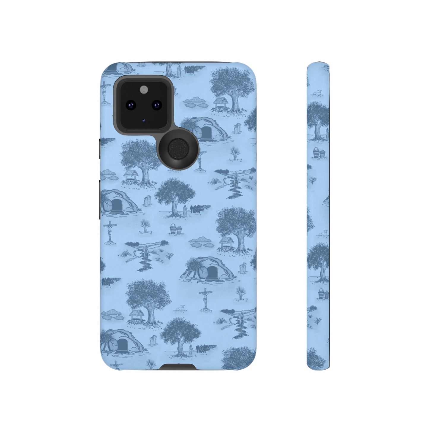 Jesus Toile Phone Case in Sky