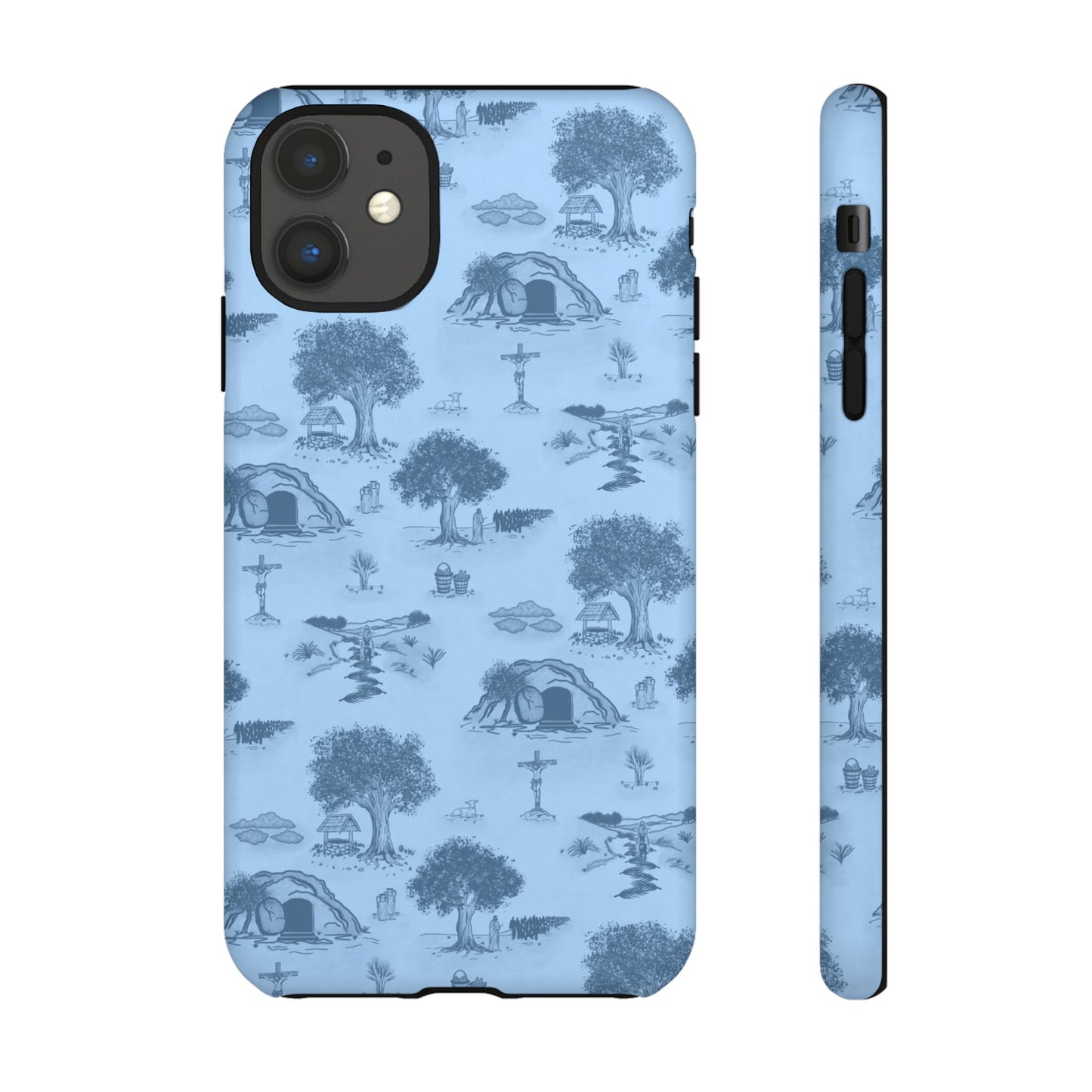 Jesus Toile Phone Case in Sky