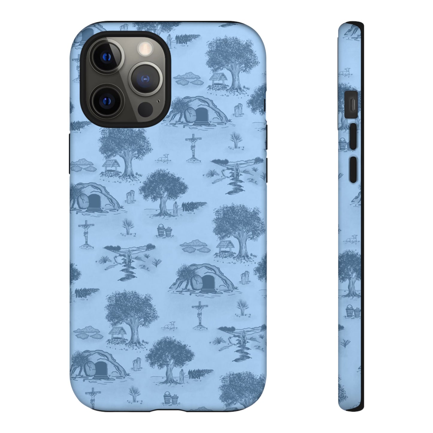 Jesus Toile Phone Case in Sky