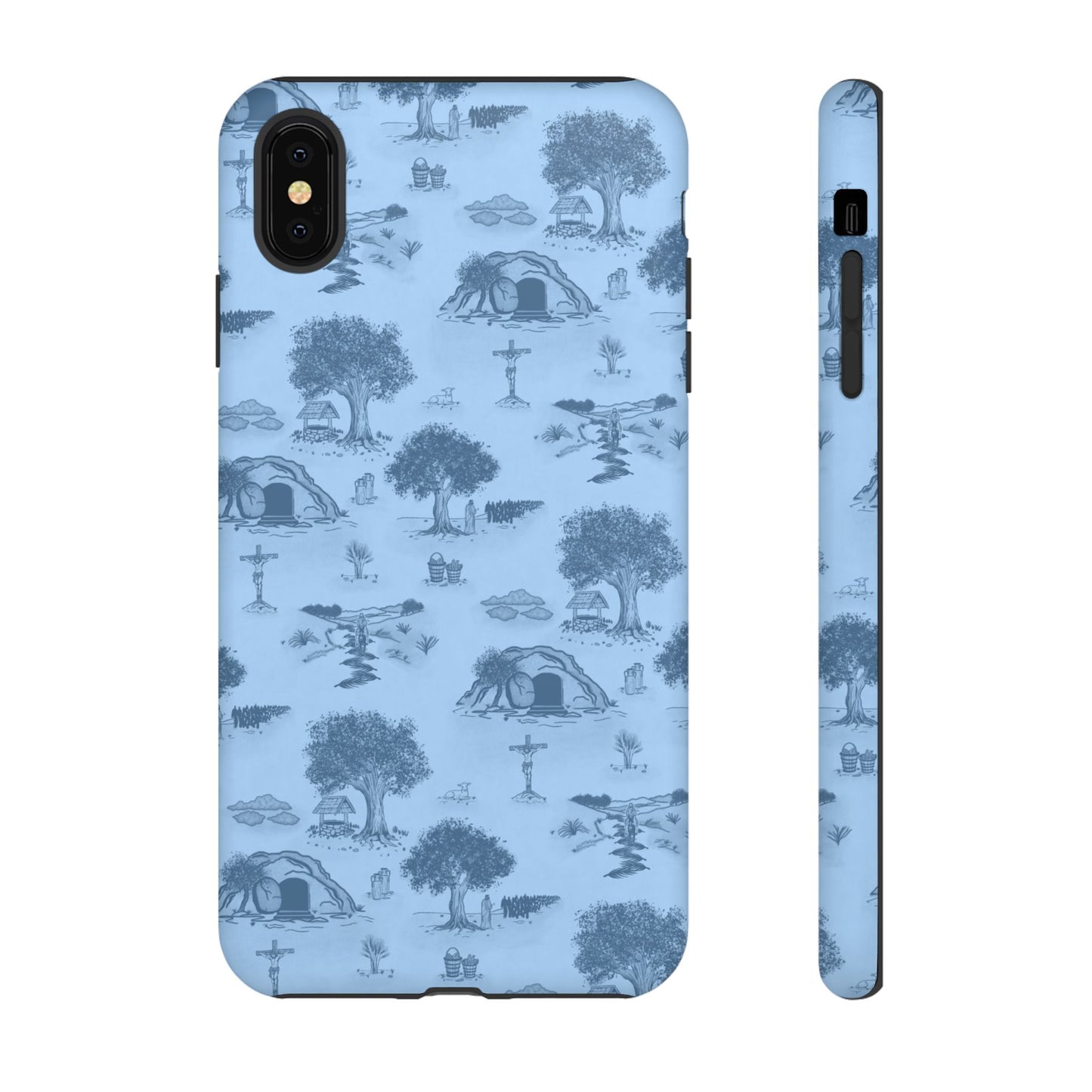 Jesus Toile Phone Case in Sky
