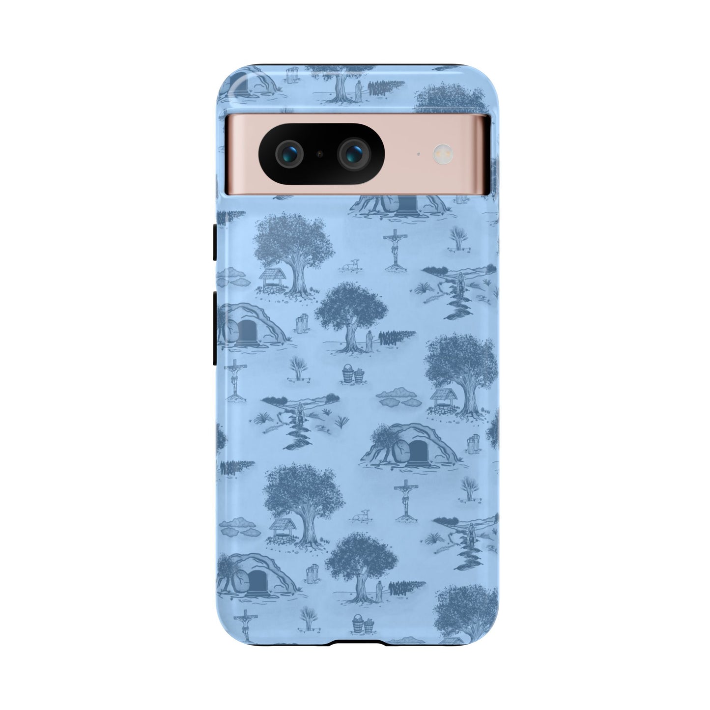 Jesus Toile Phone Case in Sky