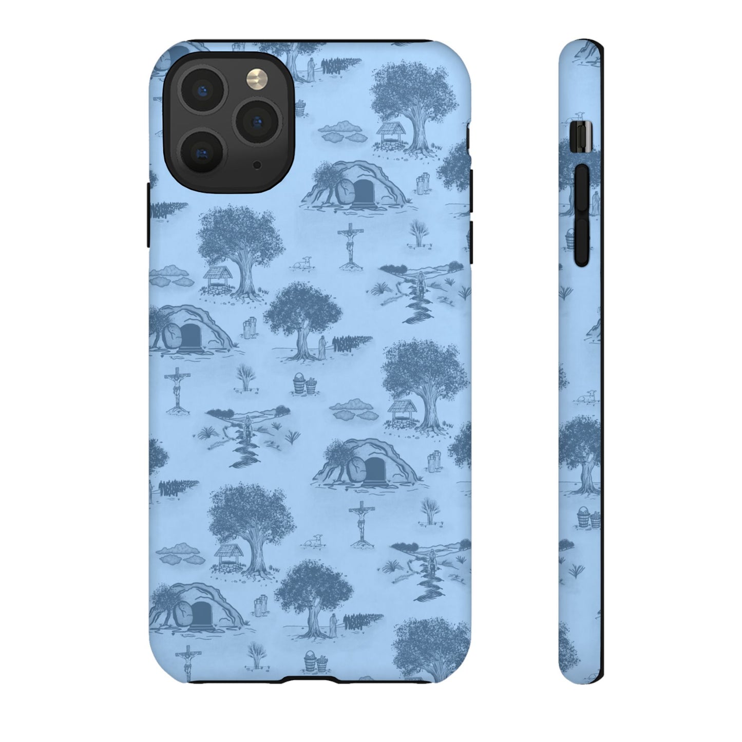 Jesus Toile Phone Case in Sky