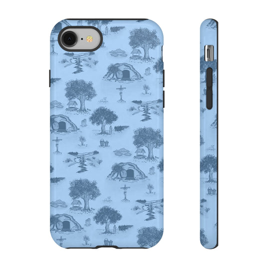 Jesus Toile Phone Case in Sky