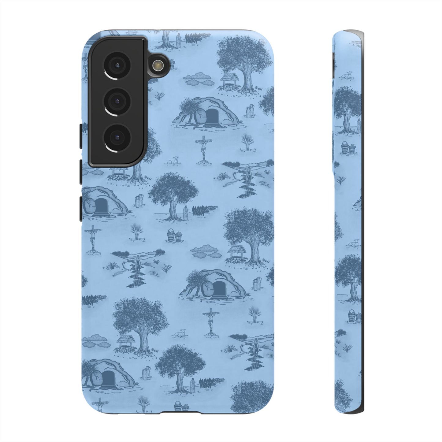 Jesus Toile Phone Case in Sky