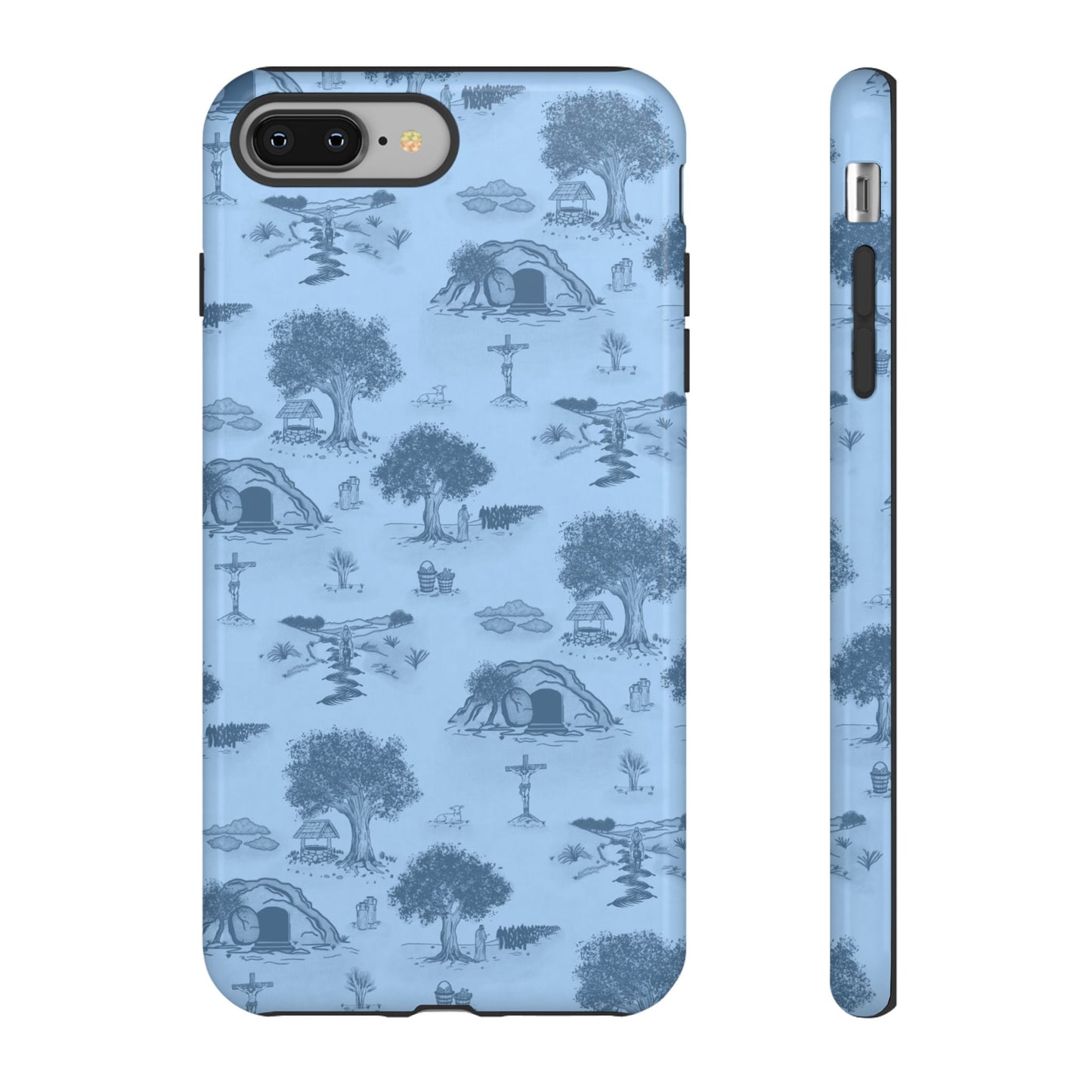 Jesus Toile Phone Case in Sky