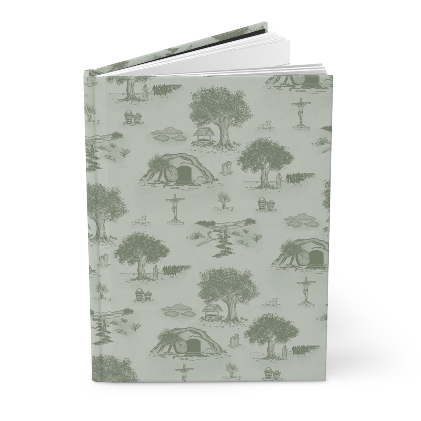 Jesus Toile Journal in Sage
