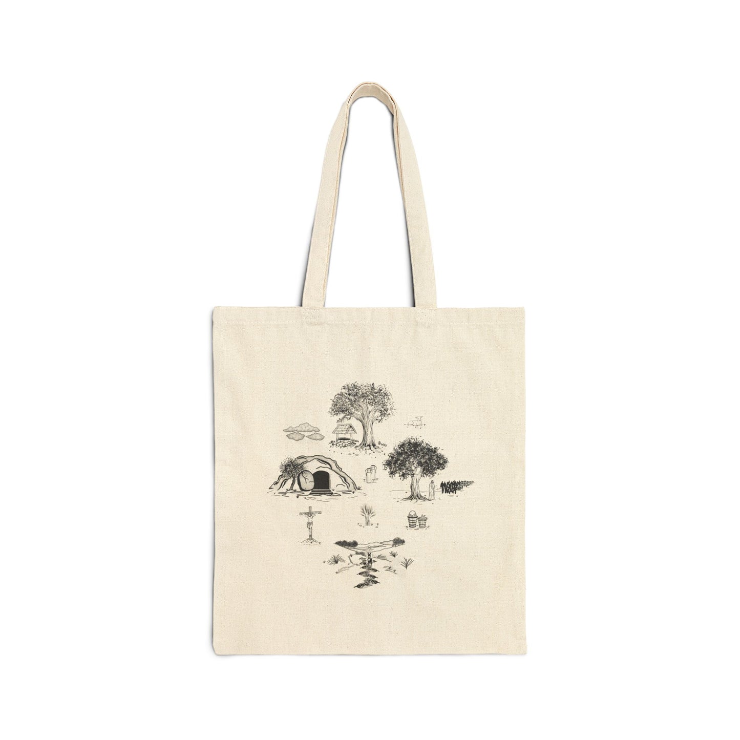 Jesus Toile Tote Bag
