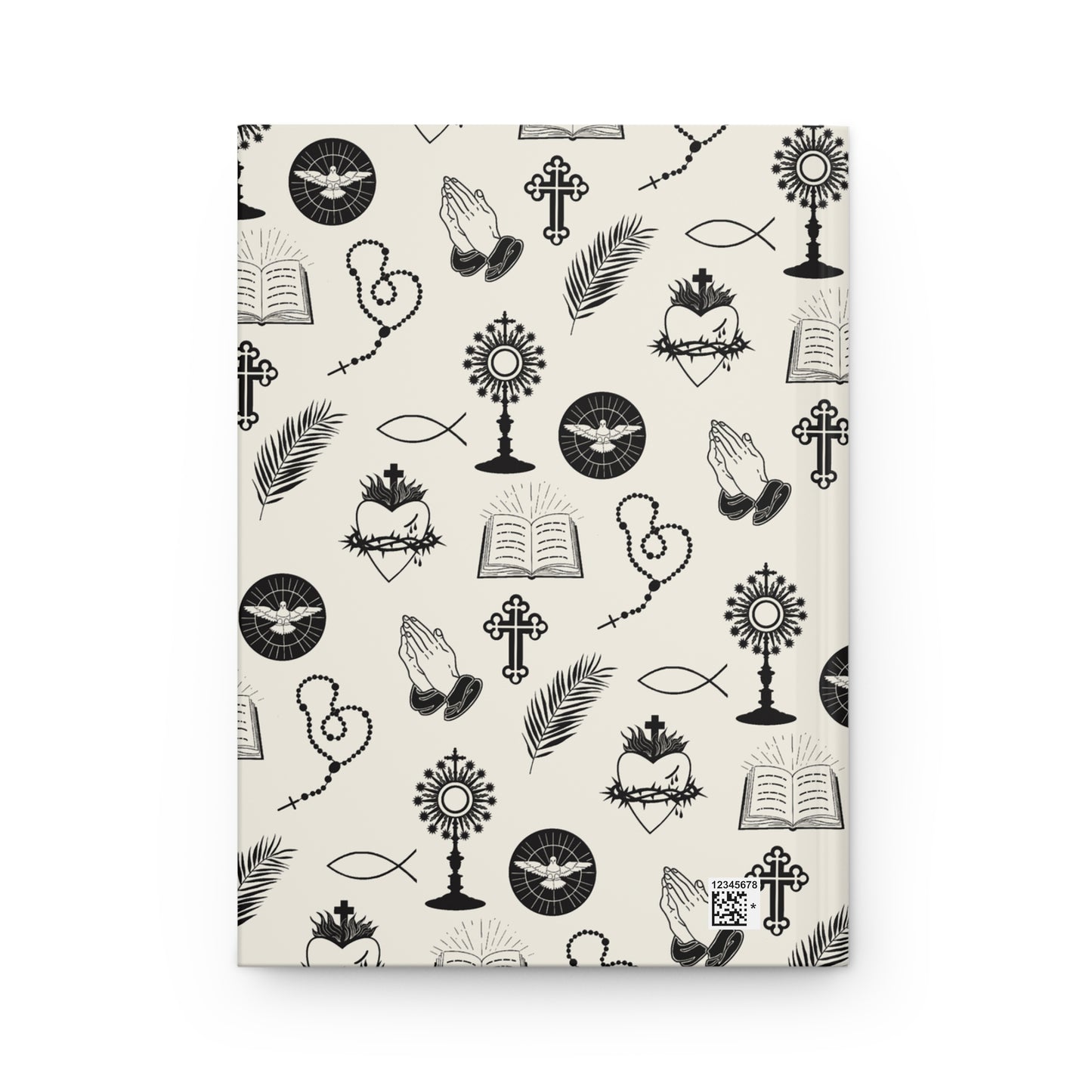 Catholic Toile Journal in Ecru/Black